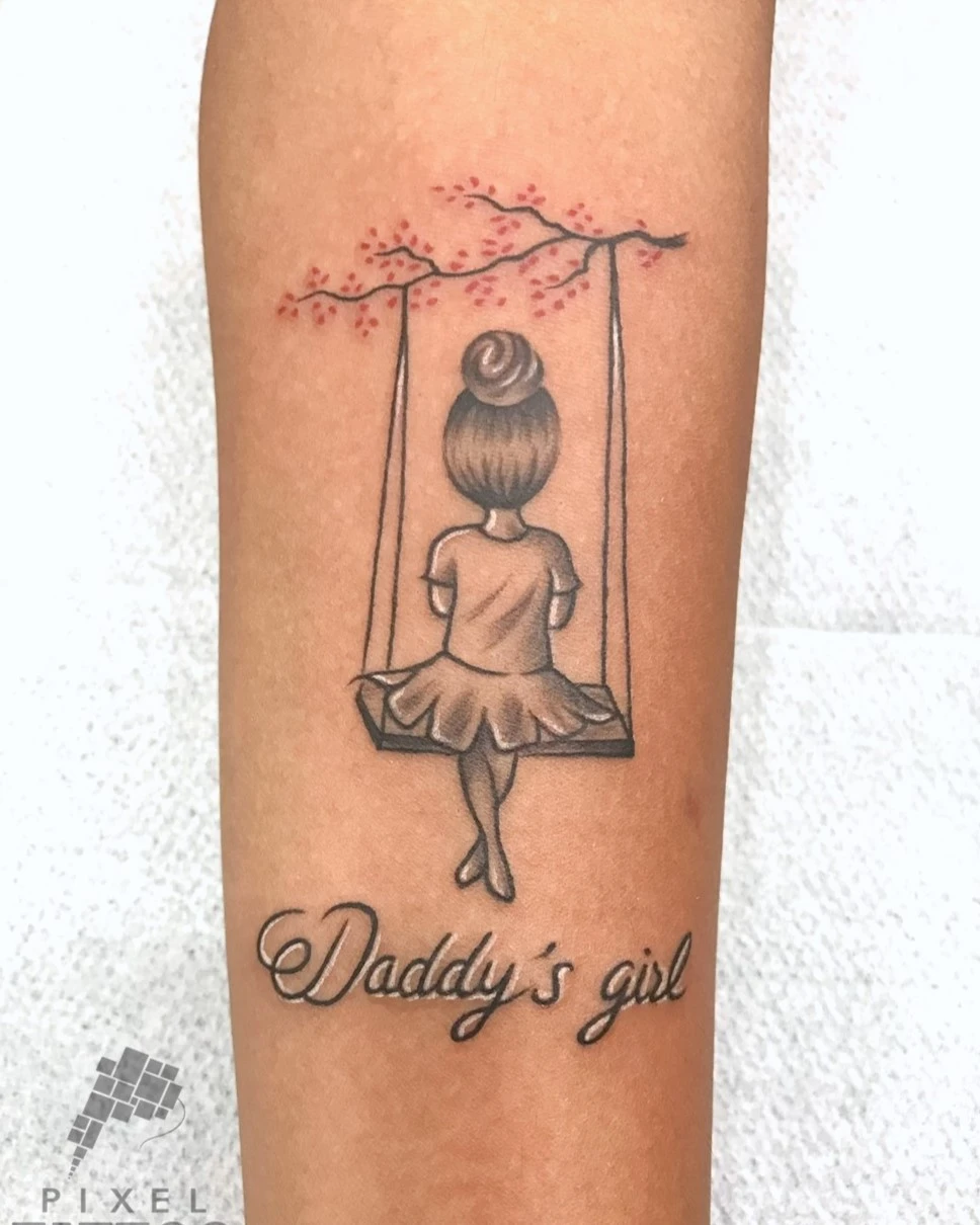 Custom daughter name tattoo Surat